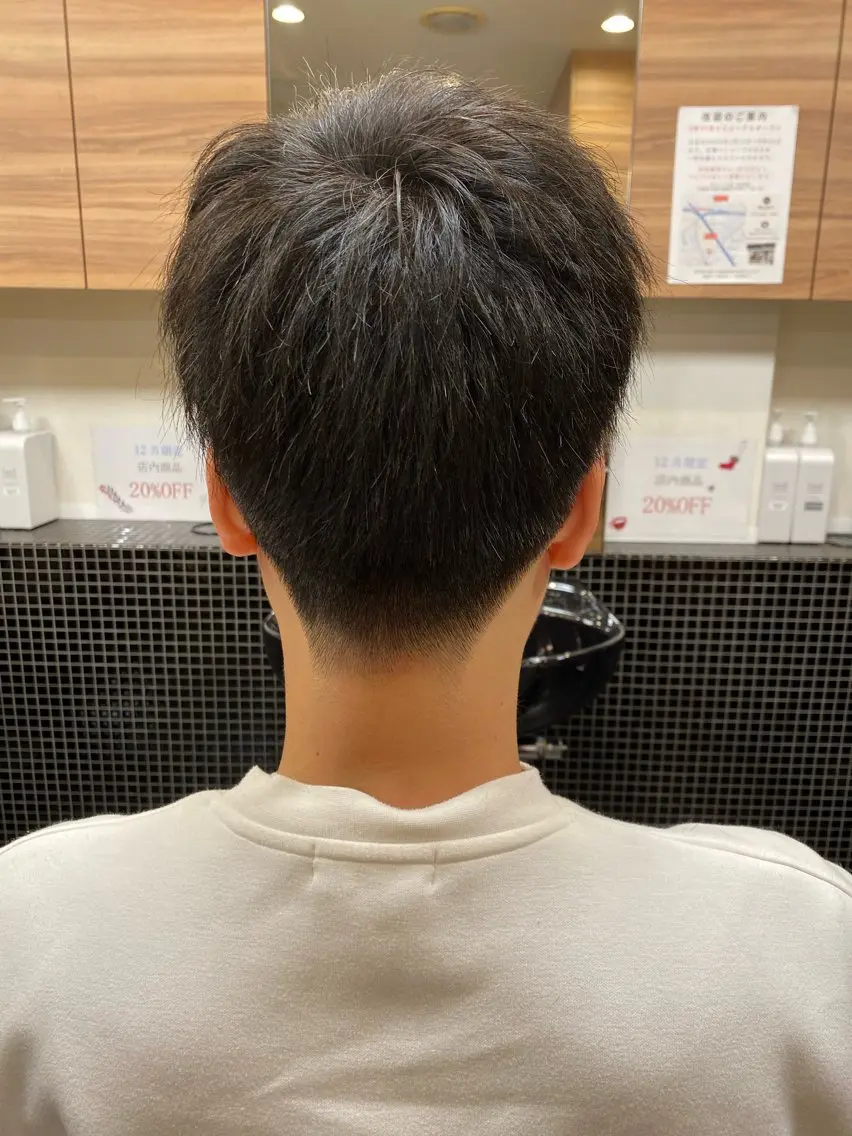 ショート メンズ メンズパーマモデル 大募集中のヘアスタイル