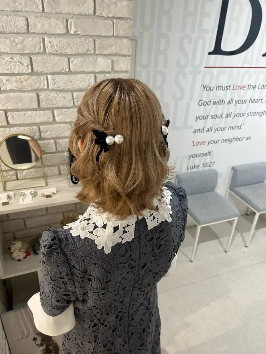 ミディアム SAKURA/ ヘア セットモデル募集のヘアスタイル