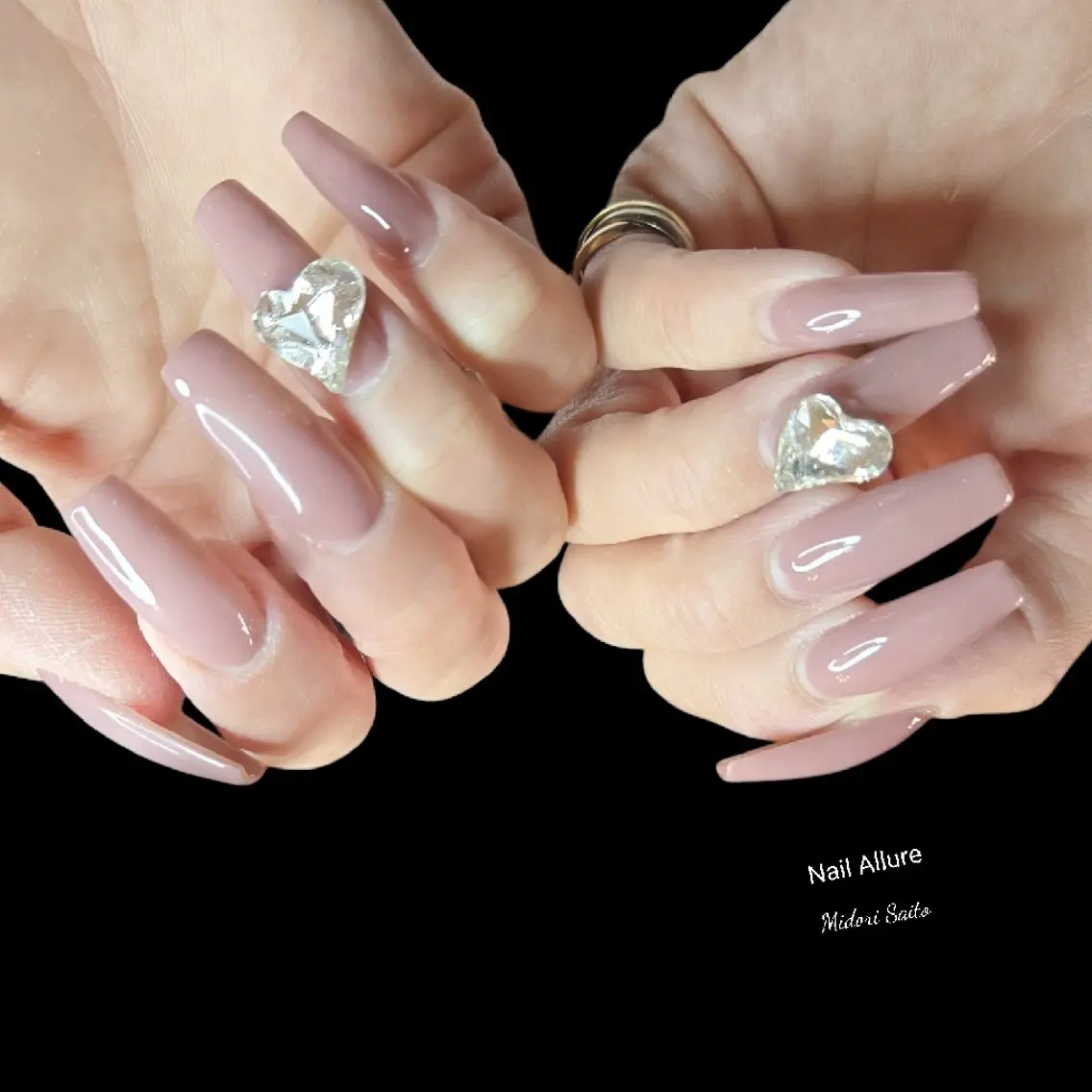 ネイル ジェルネイル スカルプネイル バレンタイン Nail Allureのネイルデザイン