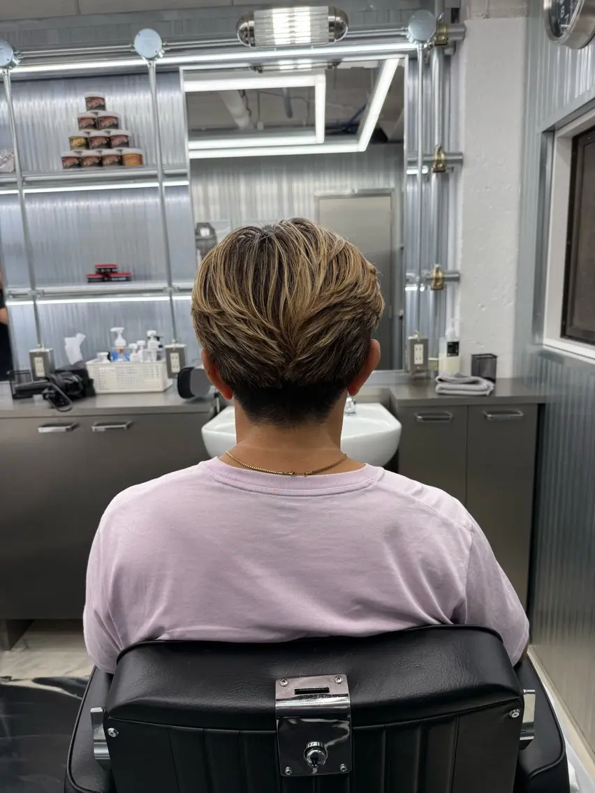 ショート メンズ 竹澤 千冬のヘアスタイル