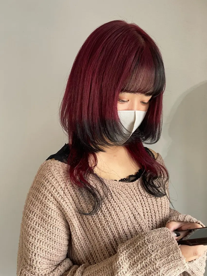 ロング カラー カット ヘアカラー 透明感カラー/推しカ ラー☁️JURAのヘアスタイル
