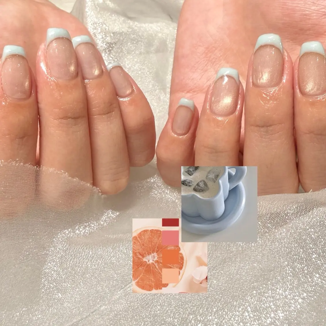✨French nail (クリアベース)💅オフ無しの写真
