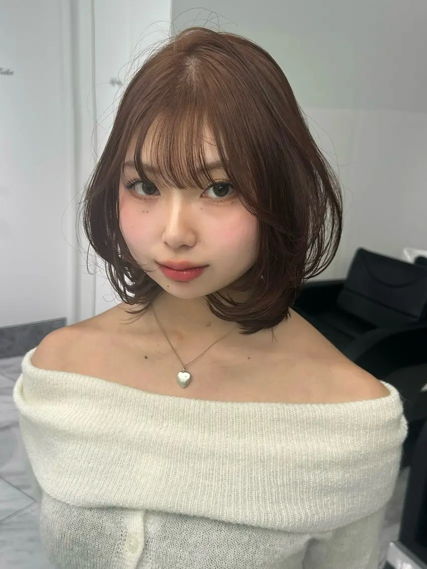ミディアム カラー オールマイティ美容師 💋𝑨𝑵𝑵𝑨のヘアスタイル