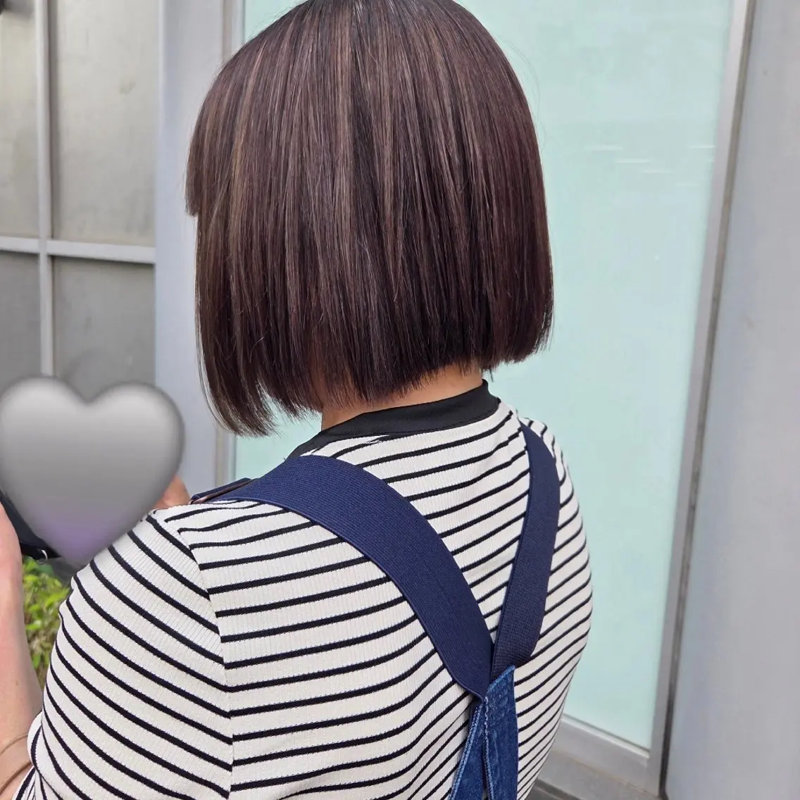 ショート ヘアカラー トリートメント 大嶋 佳保留のヘアスタイル
