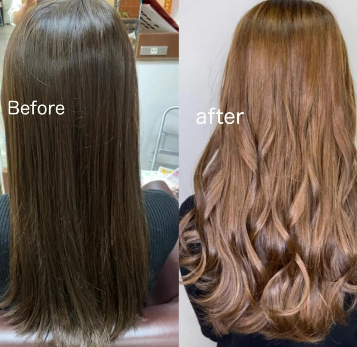 ロング カラー ヘアアレンジ 川上 麻梨阿のヘアスタイル