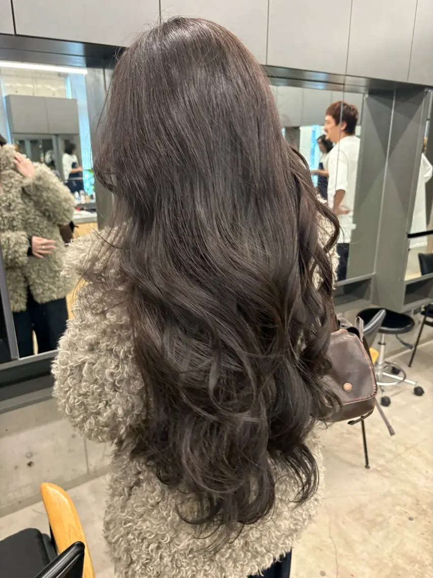 ロング カラー カット ヘアカラー トリートメント レイヤー/柔色 カラー/SAkiのヘアスタイル