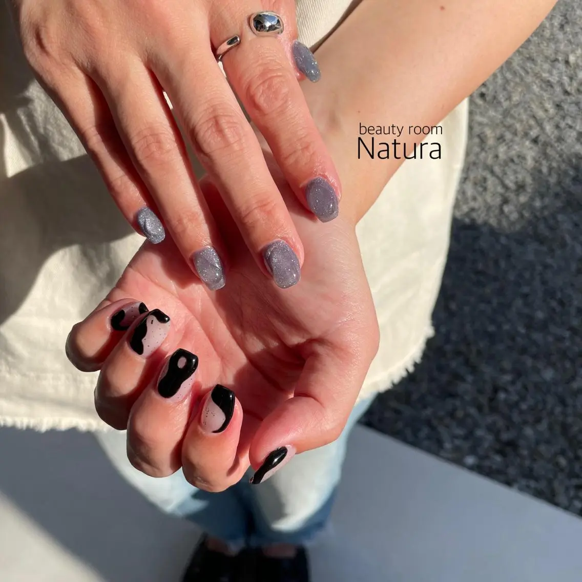 ネイル マツエク・マツパ アイブロウ ハンドネイル beautyroom Naturaのネイルデザイン