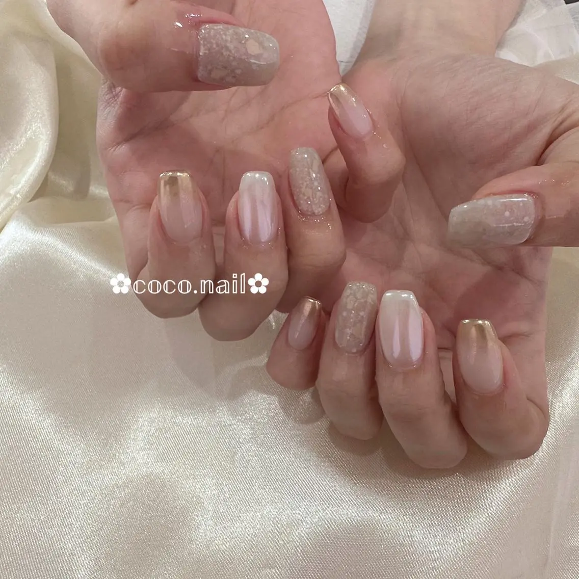 ネイル ハンドネイル lili.nail y2k/長さ出しのネイルデザイン