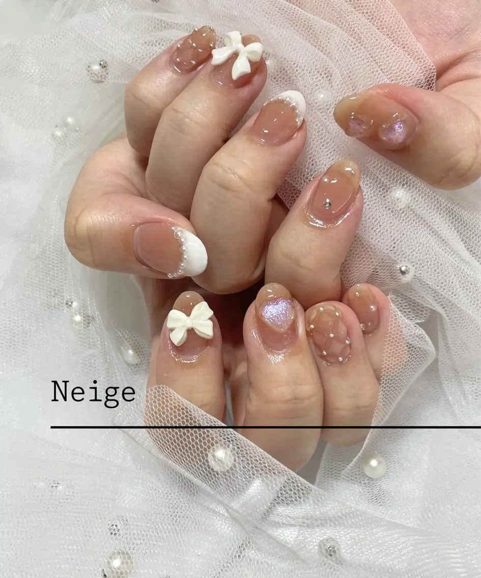 ネイル Neige‪𓂃ai ＊梅津 / 松尾のネイルデザイン