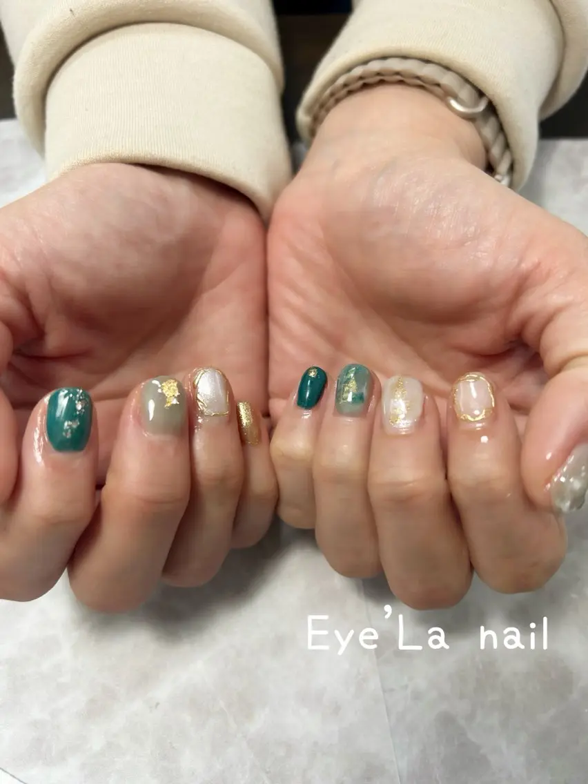 ネイル アートネイル 持ち込み Eye'La アイラのネイルデザイン