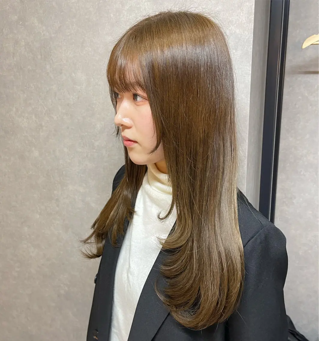 【新規】ケアカラー+トリートメント+ヘッドスパ10分💆🏻♀️✨の写真