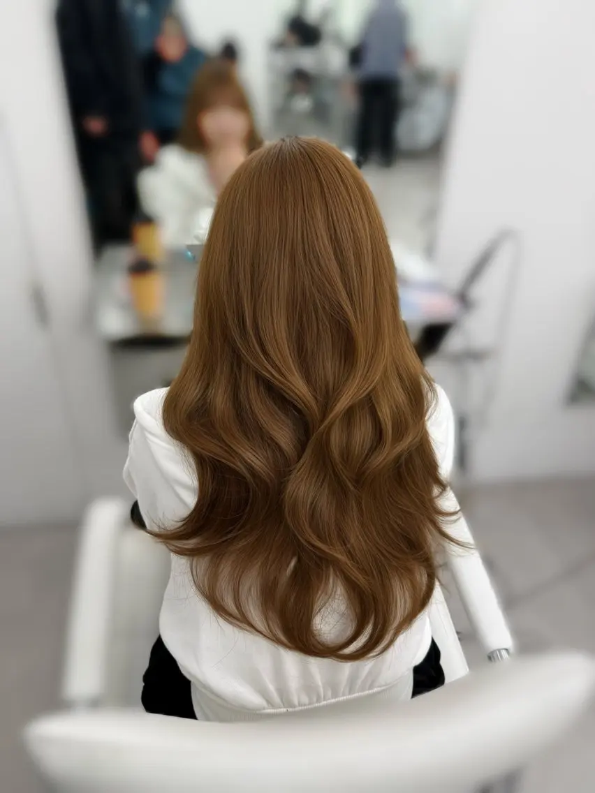 ロング カラー ヘアカラー 島田 康暉のヘアスタイル