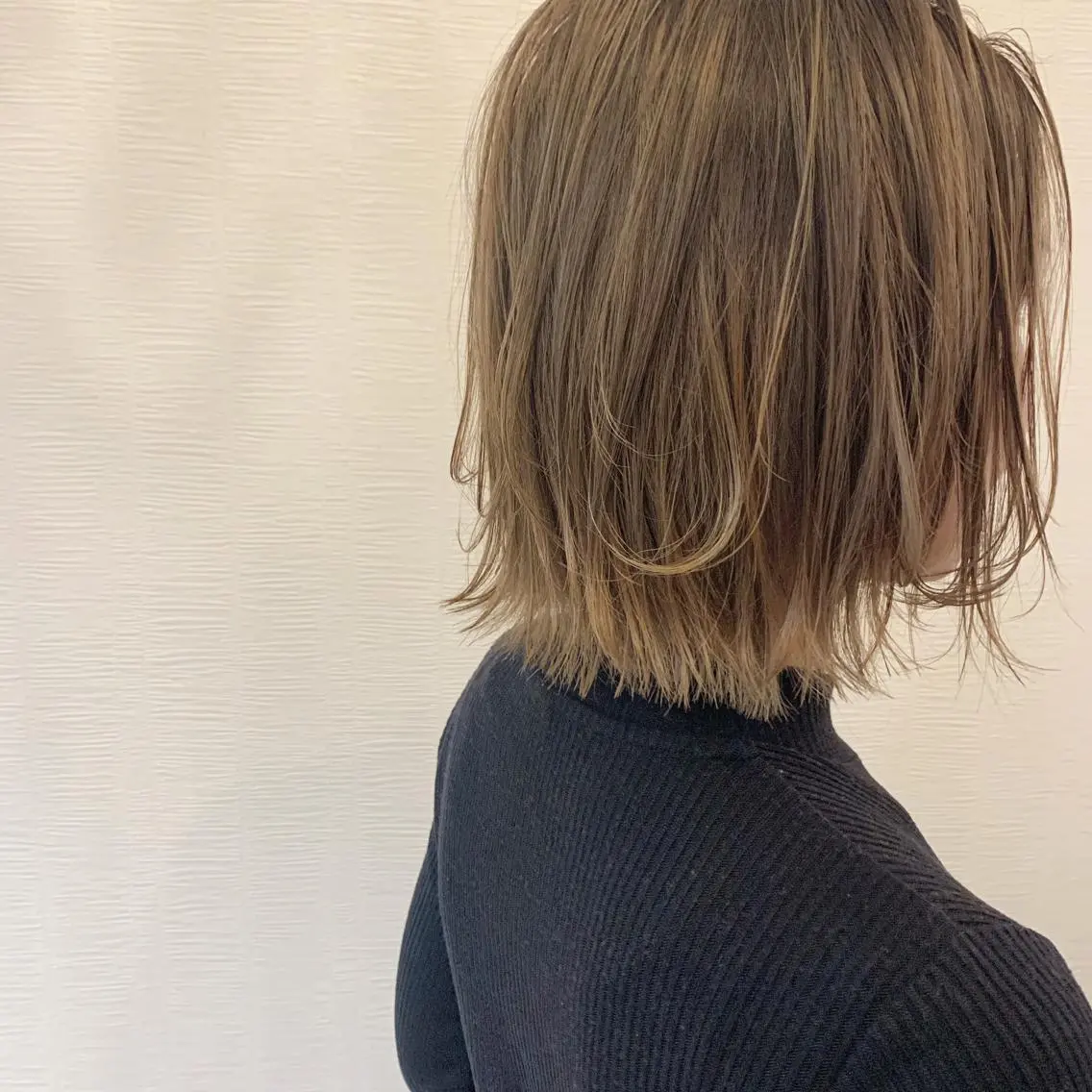 ミディアム カラー ブリーチ ブラウンカラー 透明感カラー グラデーションカラー ハイライトカラー 池田 真由美のヘアスタイル