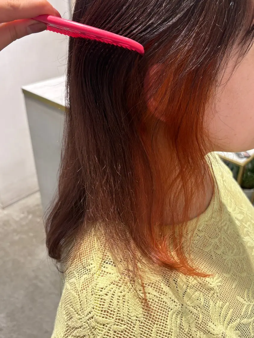 ミディアム り おのヘアスタイル