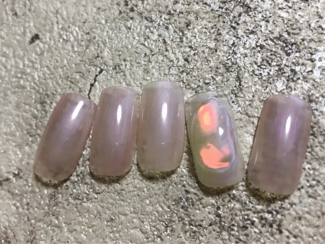ネイル シンプルネイル 春ネイル kiki nail &brow二子玉川のネイルデザイン