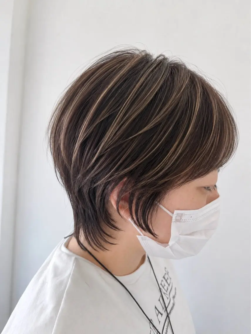 ショート ハイライト 高嶋拓也/宇都宮 /江曽島/クリーピーのヘアスタイル