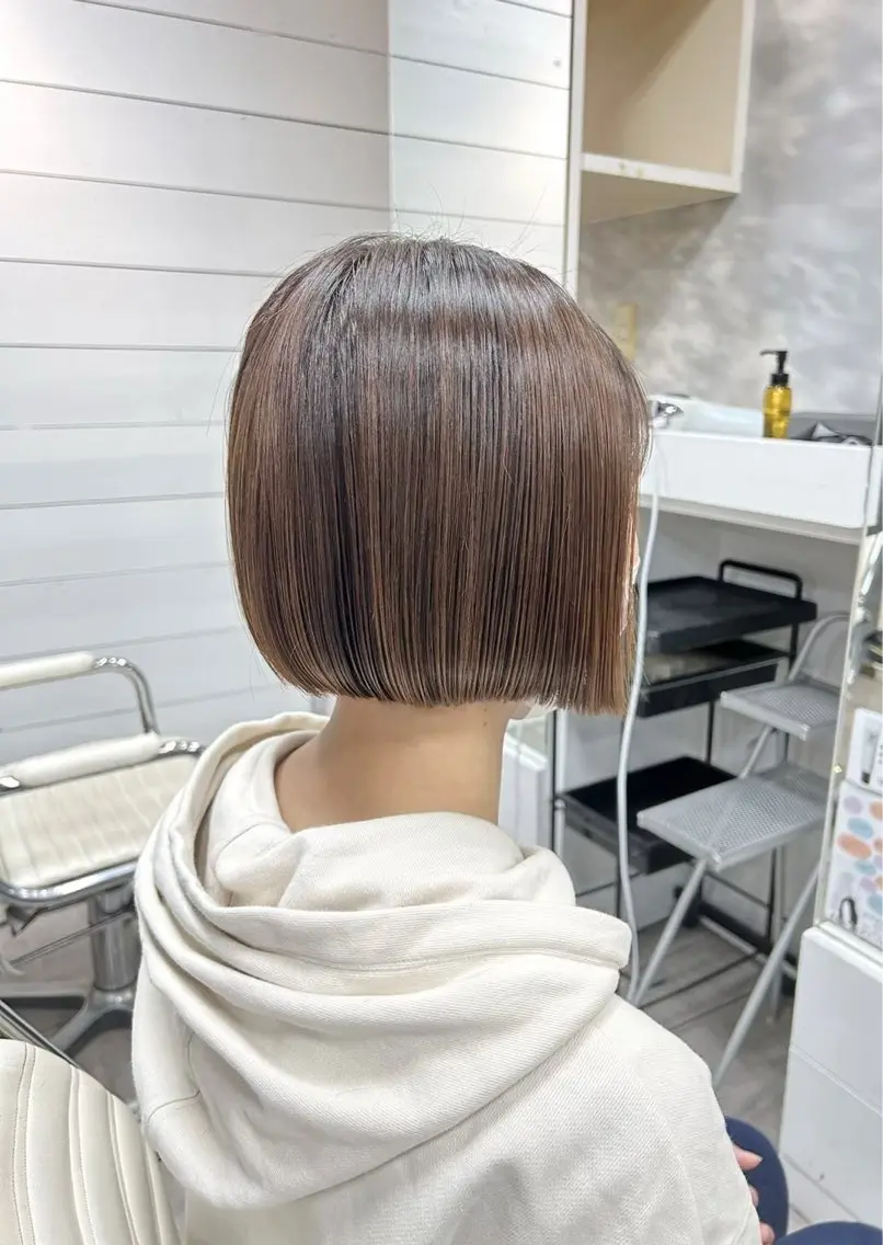 ショート 縮毛矯正✖髪質改善 仁木伸明のヘアスタイル