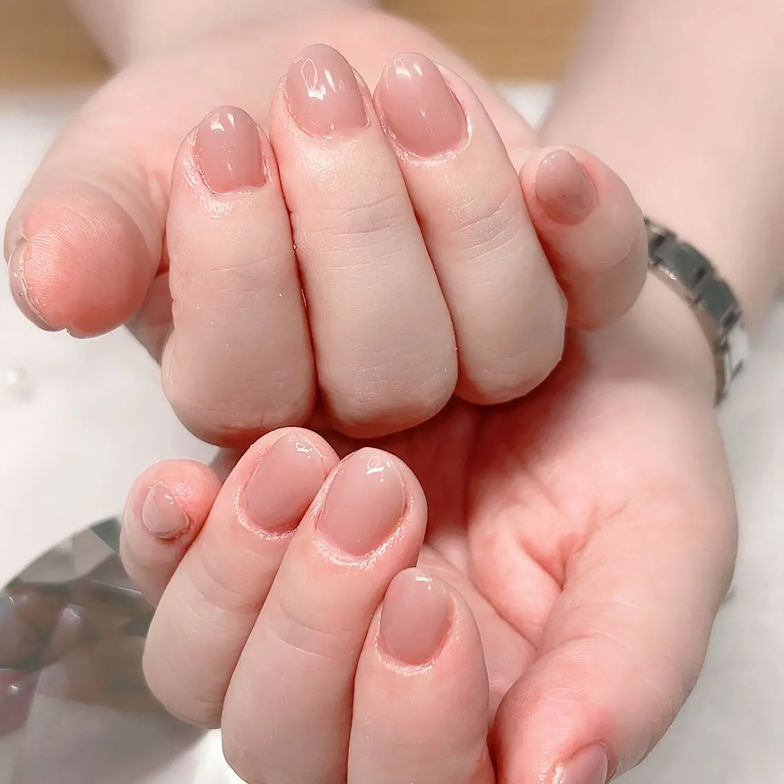 ネイル フレンチネイル マグネットネイル リボン Cute Tips nailのネイルデザイン