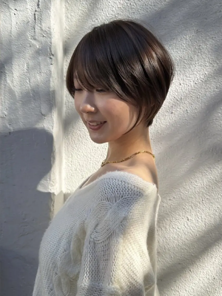 ショート 髪悩み解決ショート ✄山嵜菜織のヘアスタイル