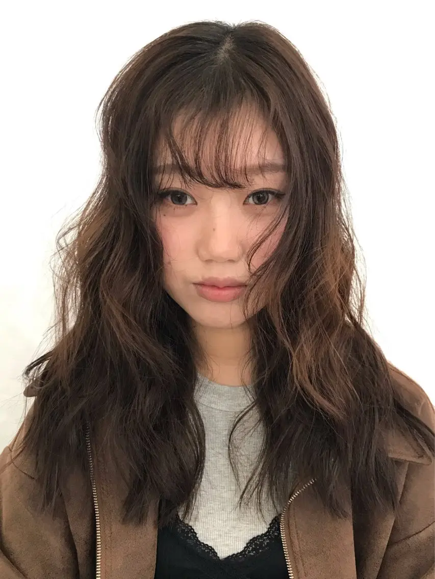 Kaho 心斎橋カラーモデルのヘアスタイル