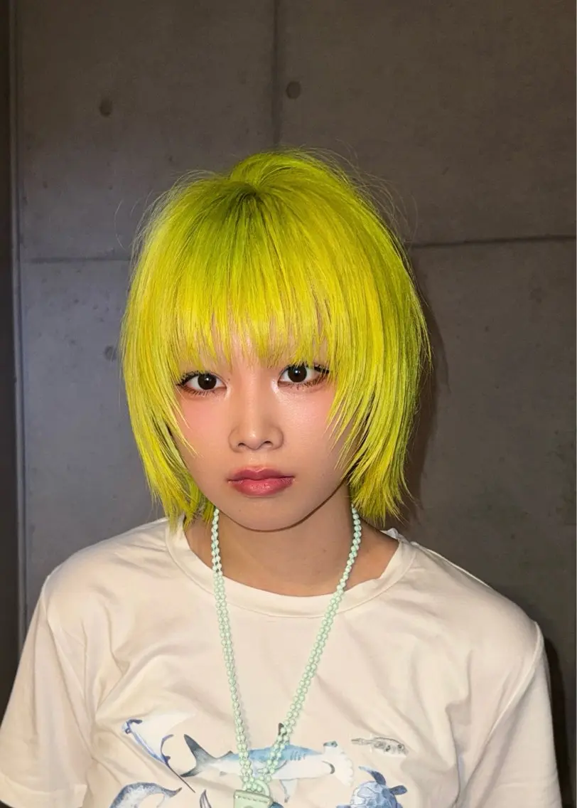 ショート カラー カット ヘアカラー トリートメント だいち/ブリーチ/ レイヤーカットのヘアスタイル
