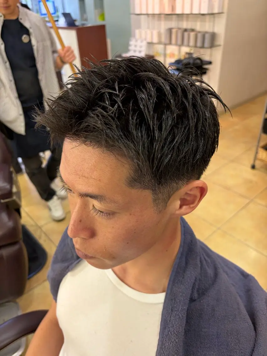 ショート メンズ メンズカットモデル 角倉亘紀のヘアスタイル