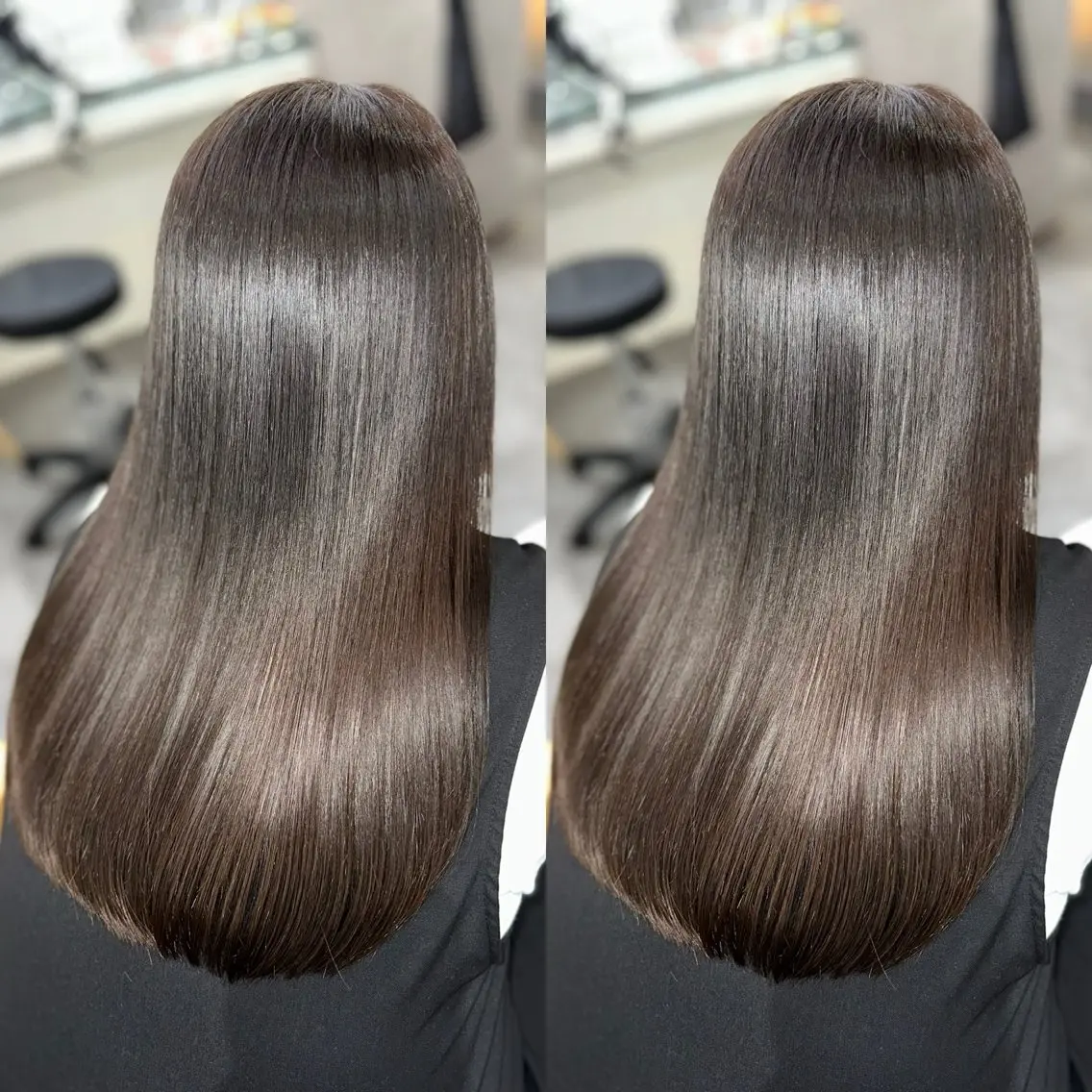 ロング 髪質改善🩵縮毛矯正 代々木/木下のヘアスタイル