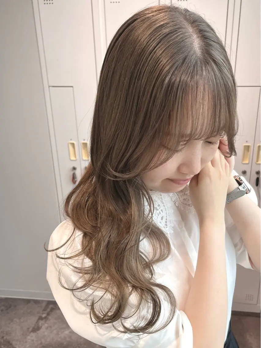 ロング トリートメント カット ヘアカラー トリートメント ERI ☆のヘアスタイル
