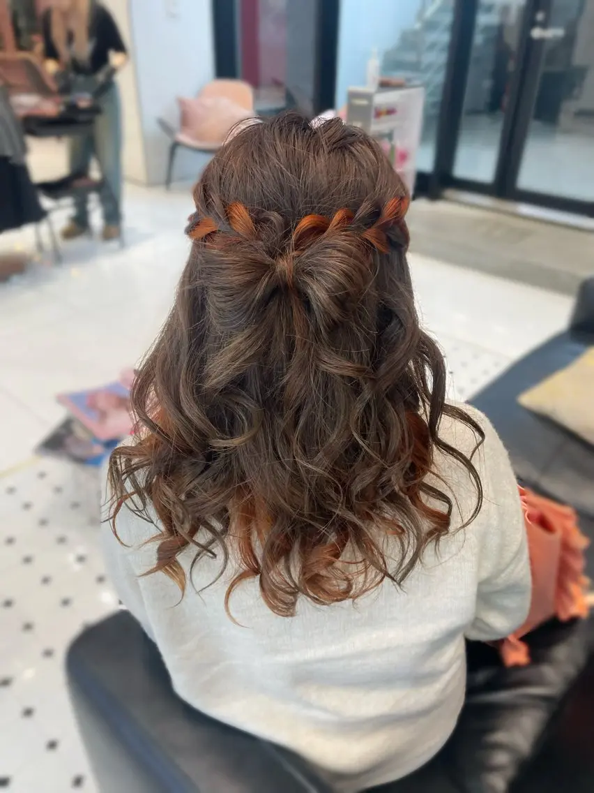 ロング ヘアアレンジ 【韓国❤️海外ヘア】 AYAKAのヘアスタイル
