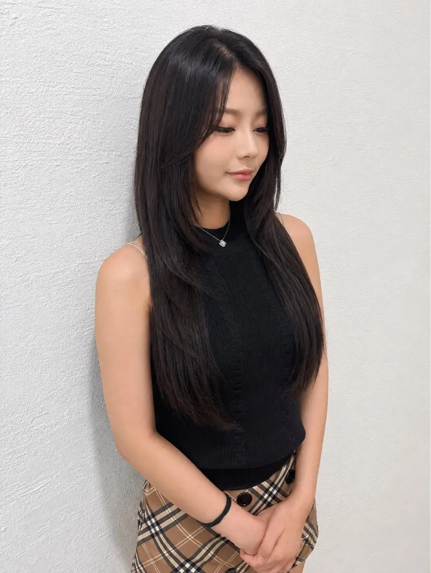 ロング カラー ヘアアレンジ レイヤーカット ロング エクステ エクステ/ブリーチ 緑地公園店長浦岡のヘアスタイル