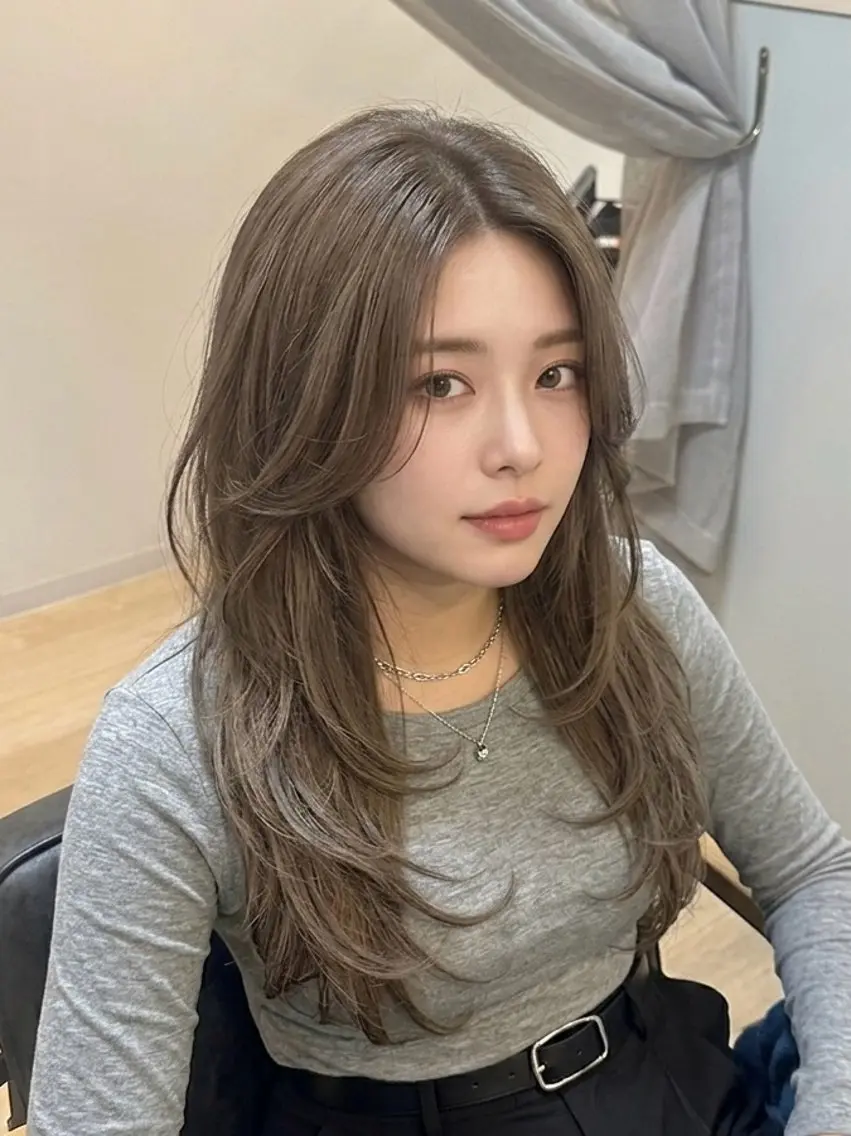 ロング カラー カット ヘアカラー トリートメント 【名古屋】カット募集 🍒ちぇりー🍒のヘアスタイル