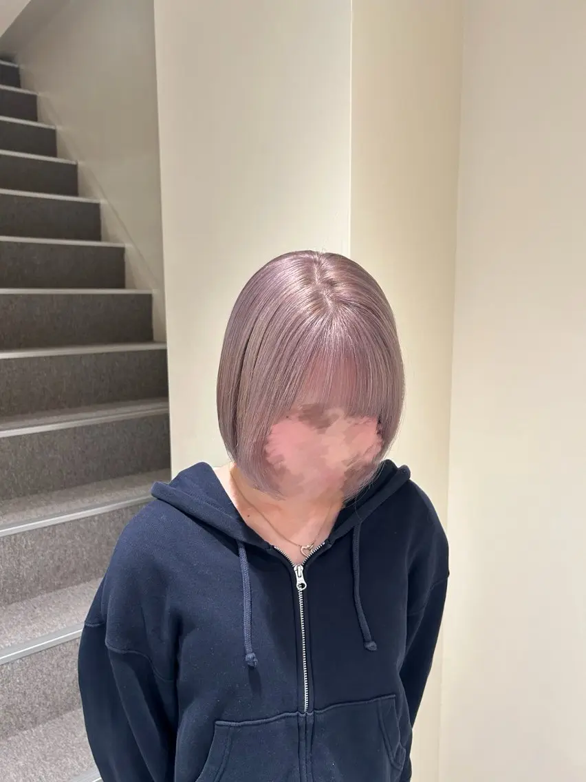 ミディアム カラー ヘアカラー ヘアーズギャラリー 山本愛華のヘアスタイル
