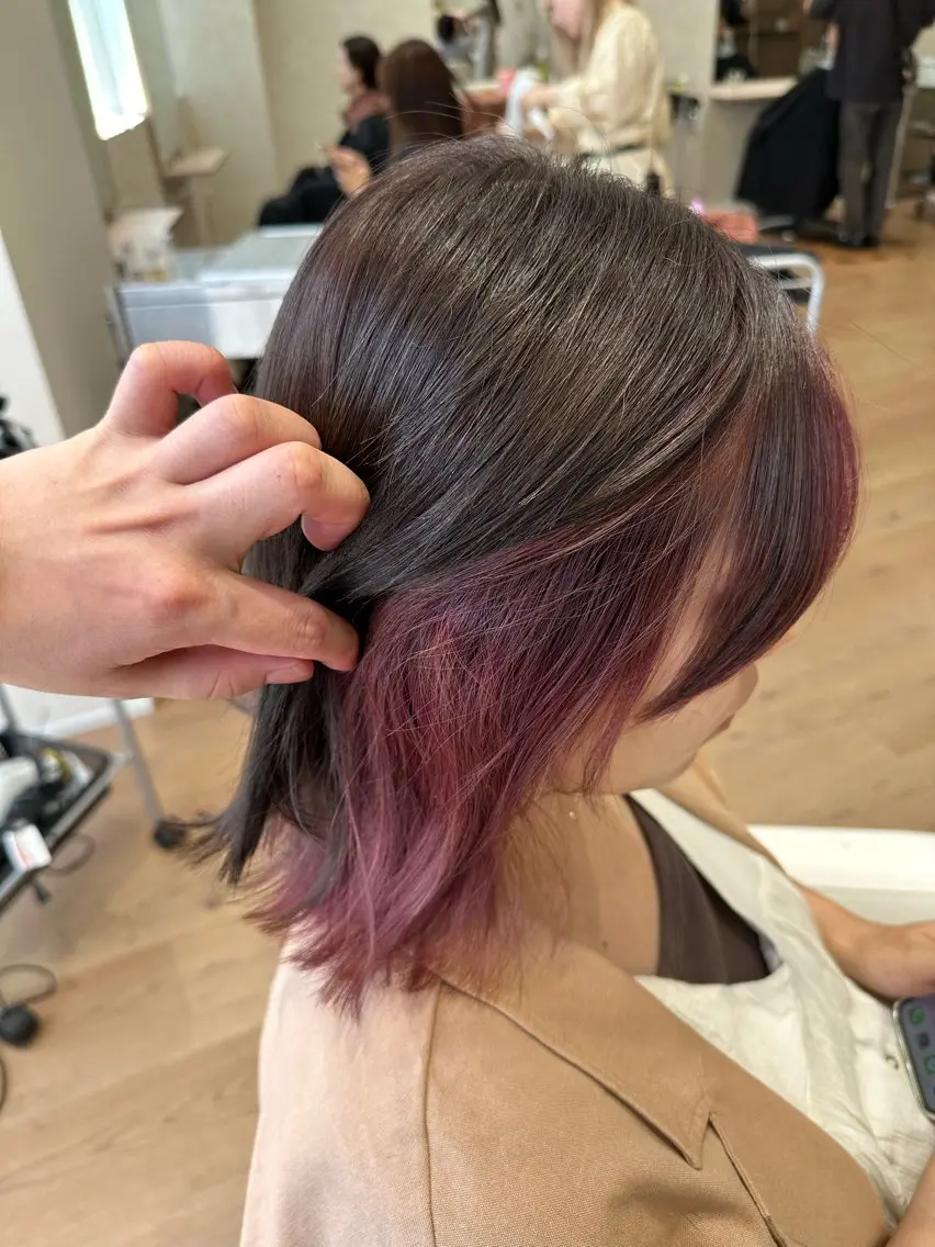 ミディアム 【似合わせ】 藤原 拓徒のヘアスタイル