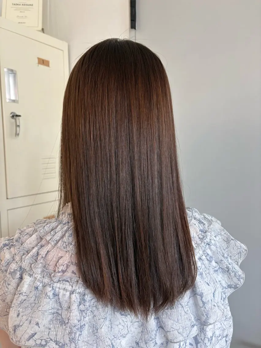 セミロング カラー ヘアカラー 🦋FERIA 池田 中庭千咲貴🦋のヘアスタイル