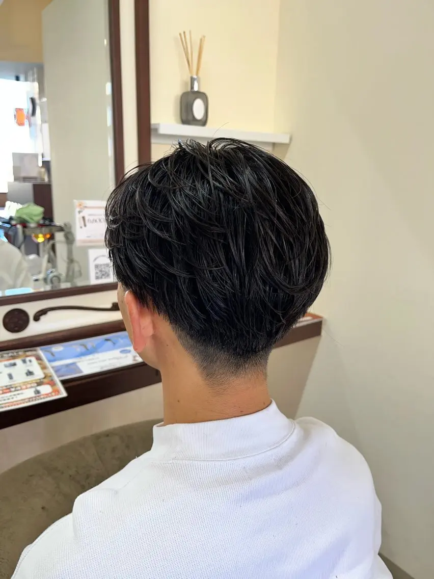 ショート パーマ メンズ メンズパーマ ニュアンスパーマ 🧊メンズ特化🧊 高木航希のヘアスタイル