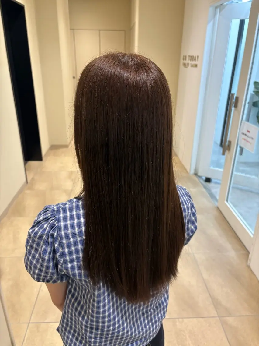 ロング カラー 野口 楓華のヘアスタイル