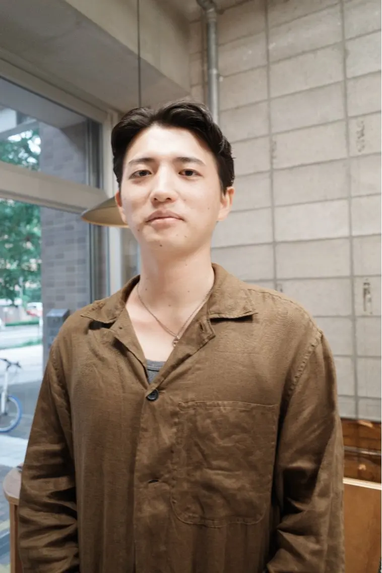 ショート メンズ パーマ 西宮北口パーマ 鮫島竜海のヘアスタイル