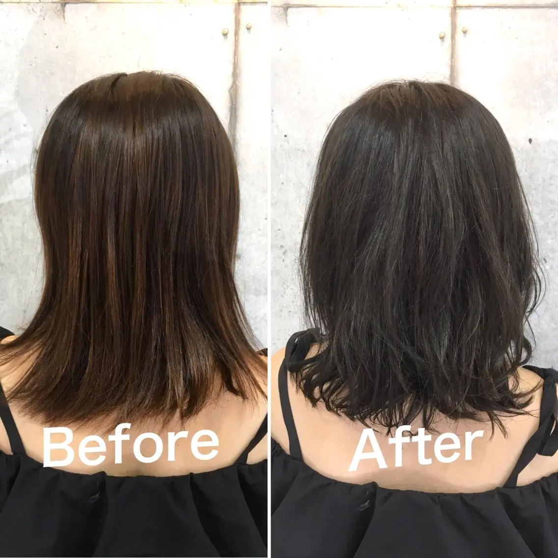 カラー アディクシーカラー オレンジ カット トリートメント 佐瀬竜矢PRIMAL /portのヘアスタイル