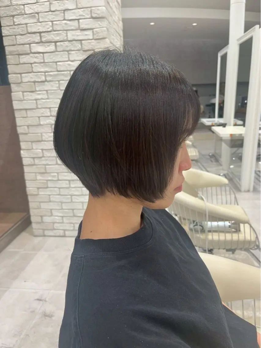 ショート ボブ 川田 真実のヘアスタイル