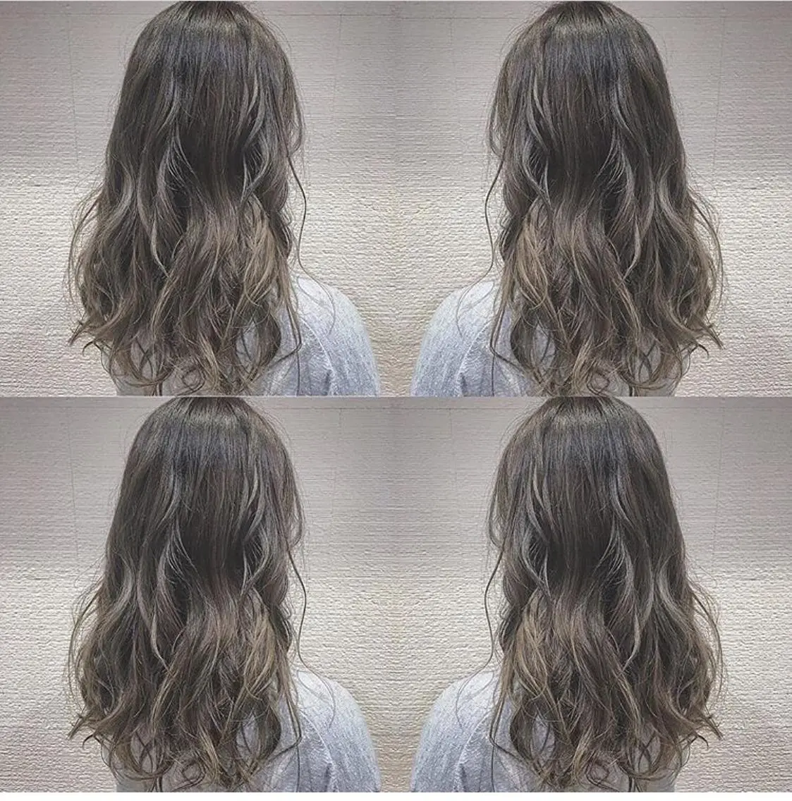 ロング カラー ヘアアレンジ 白髪ぼかしハイライト 茗荷谷駅徒歩2分のヘアスタイル