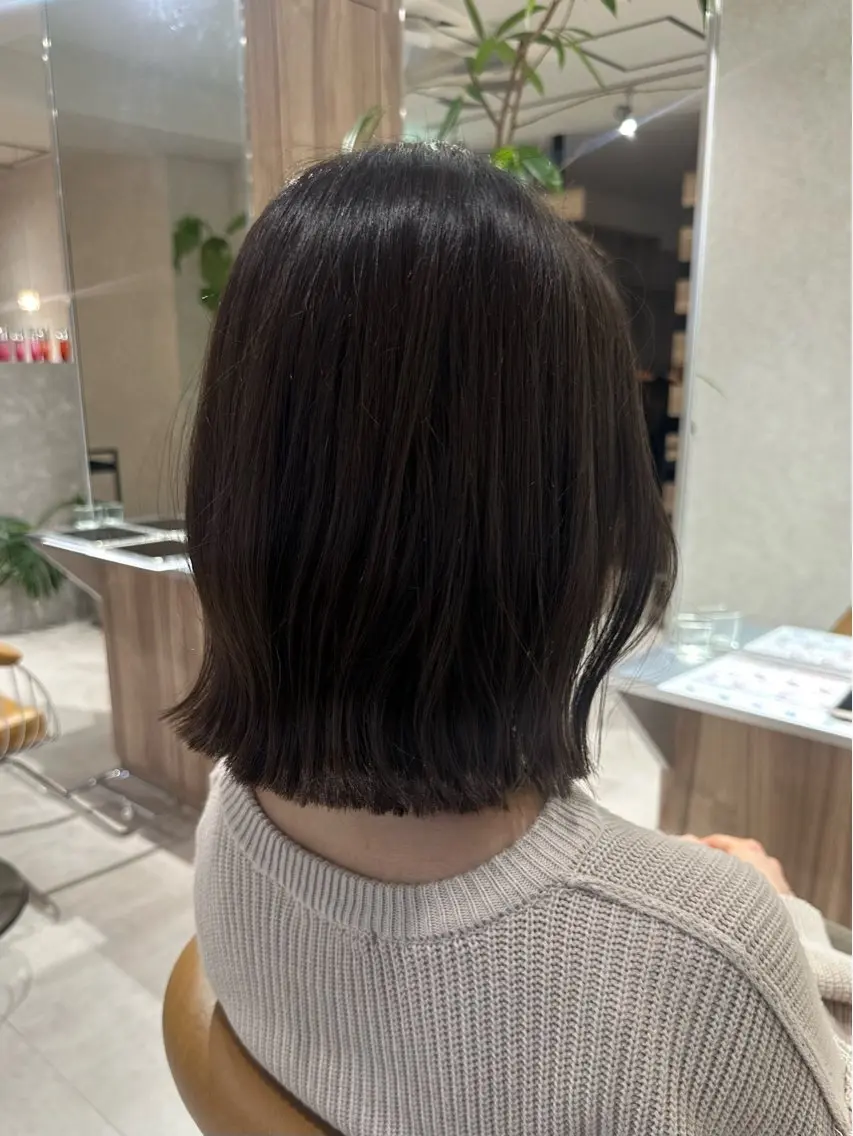 ミディアム カット トリートメント 🎀似合わせカット/ ボブ/佐瀬千枝🎀のヘアスタイル