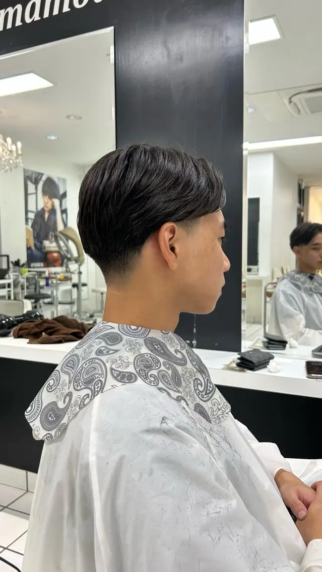 メンズ フェードカット 川津 由優暉のヘアスタイル