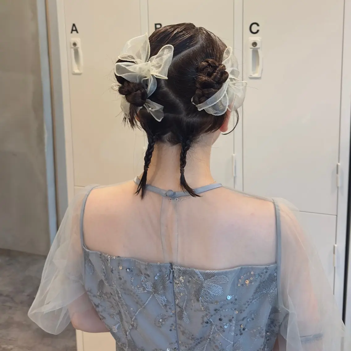 ミディアム ヘアアレンジ ヘアセット makoto / 韓国風ヘア🎀🪄︎のヘアスタイル