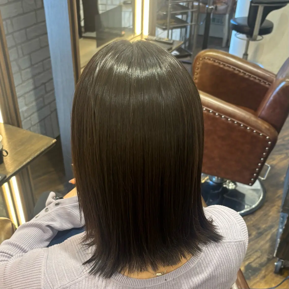 ミディアム Luce 川崎のヘアスタイル