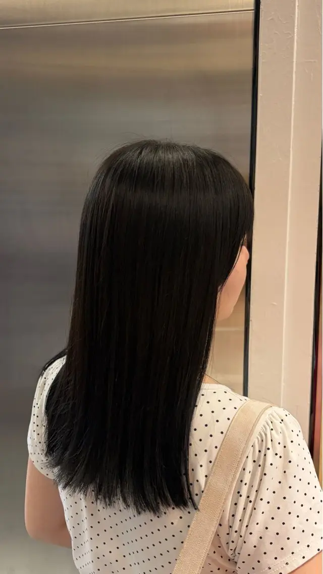 ロング 中村 倫子のヘアスタイル