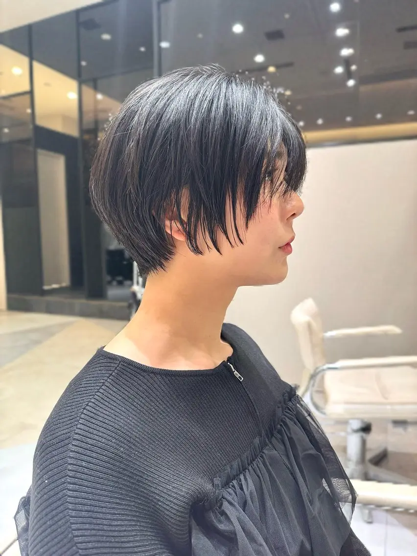 ショート くせ毛 ショートヘア 小顔カット 保田 健一朗の眉毛・アイブロウイメージ