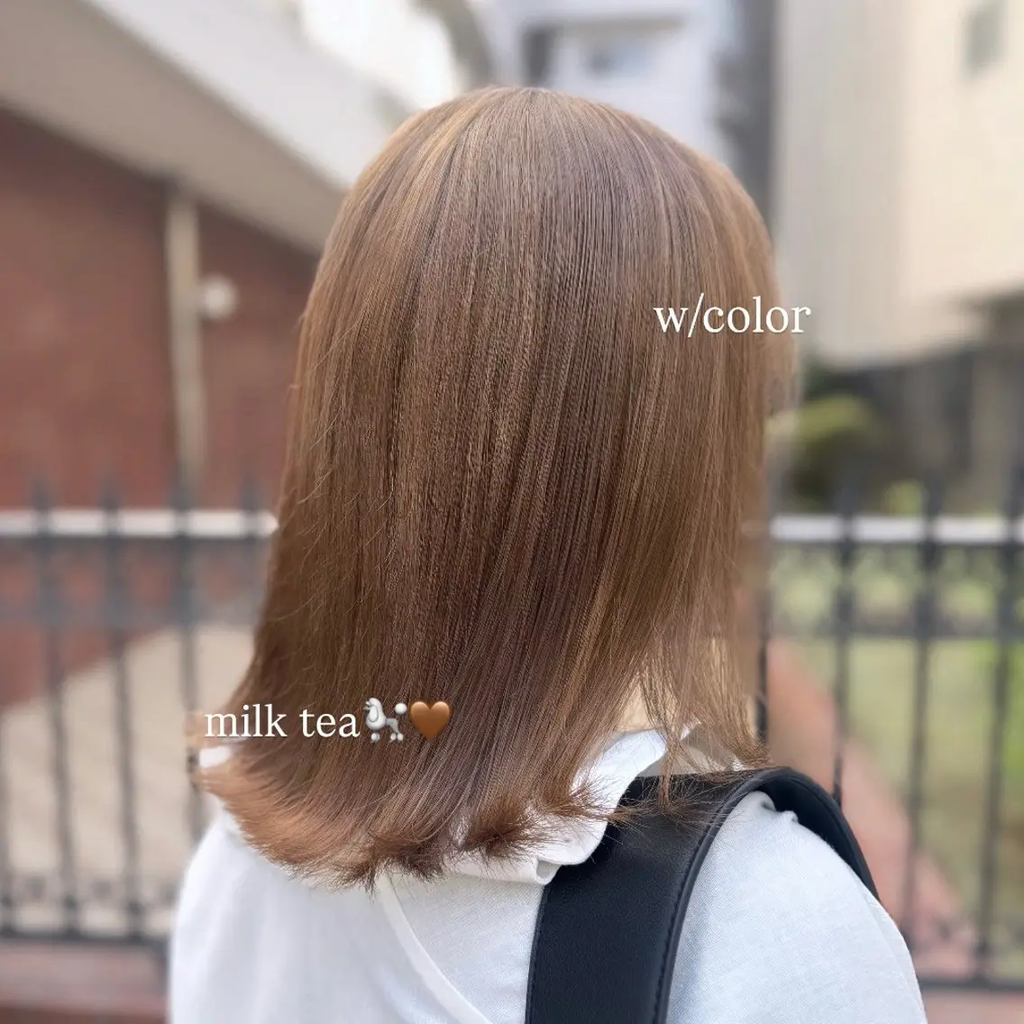 ミディアム カラー ヘアカラー こすが あかり/ ダブルカラー🤍のヘアスタイル