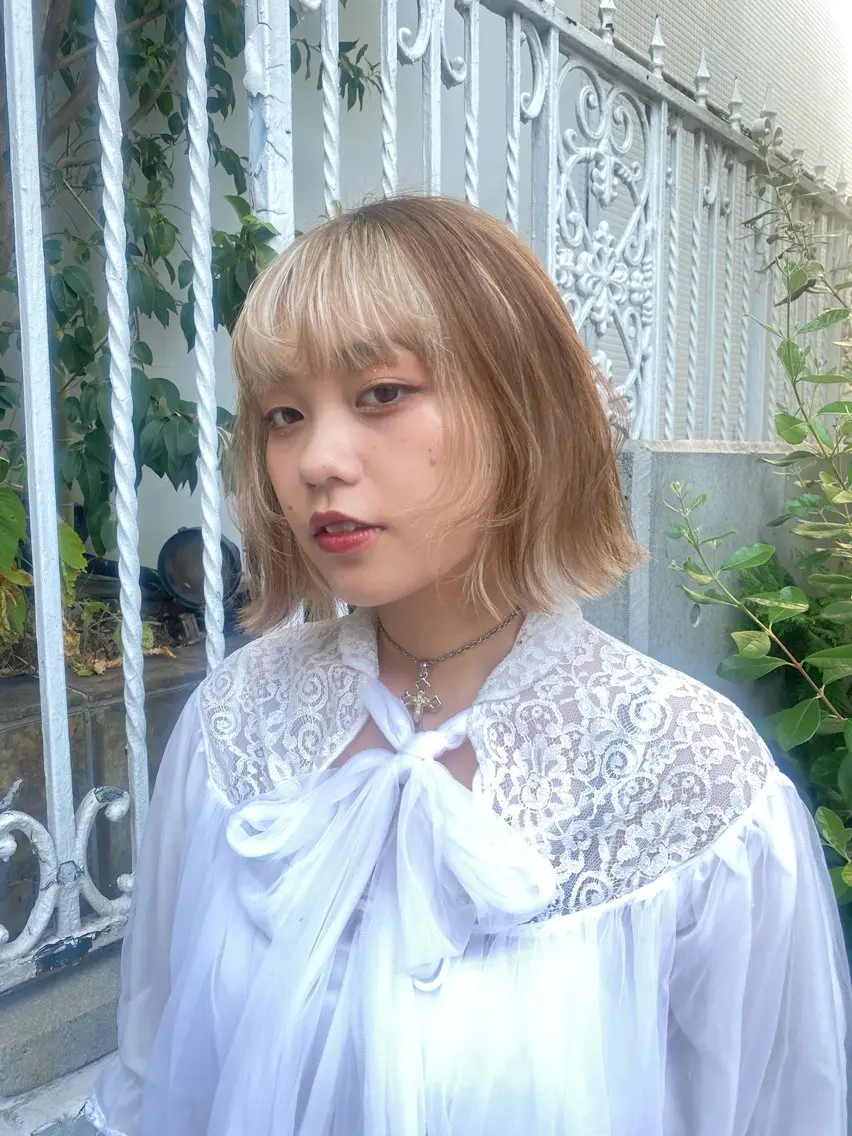 W color + 3step treatment 🥣🎀の写真