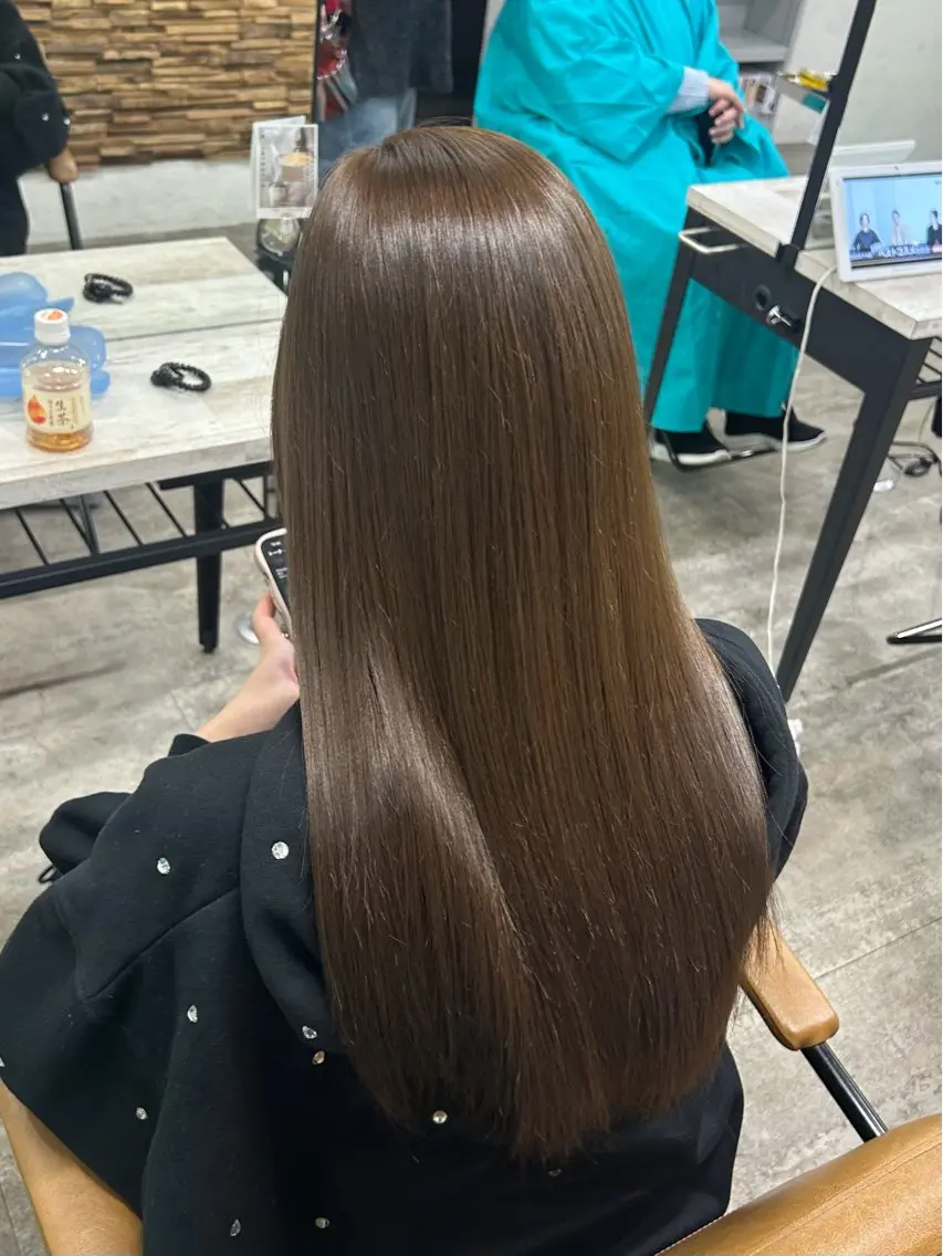 【✨ミニモ限定価格✨】🌷カット+フルカラー+超音波トリートメント🫧の写真
