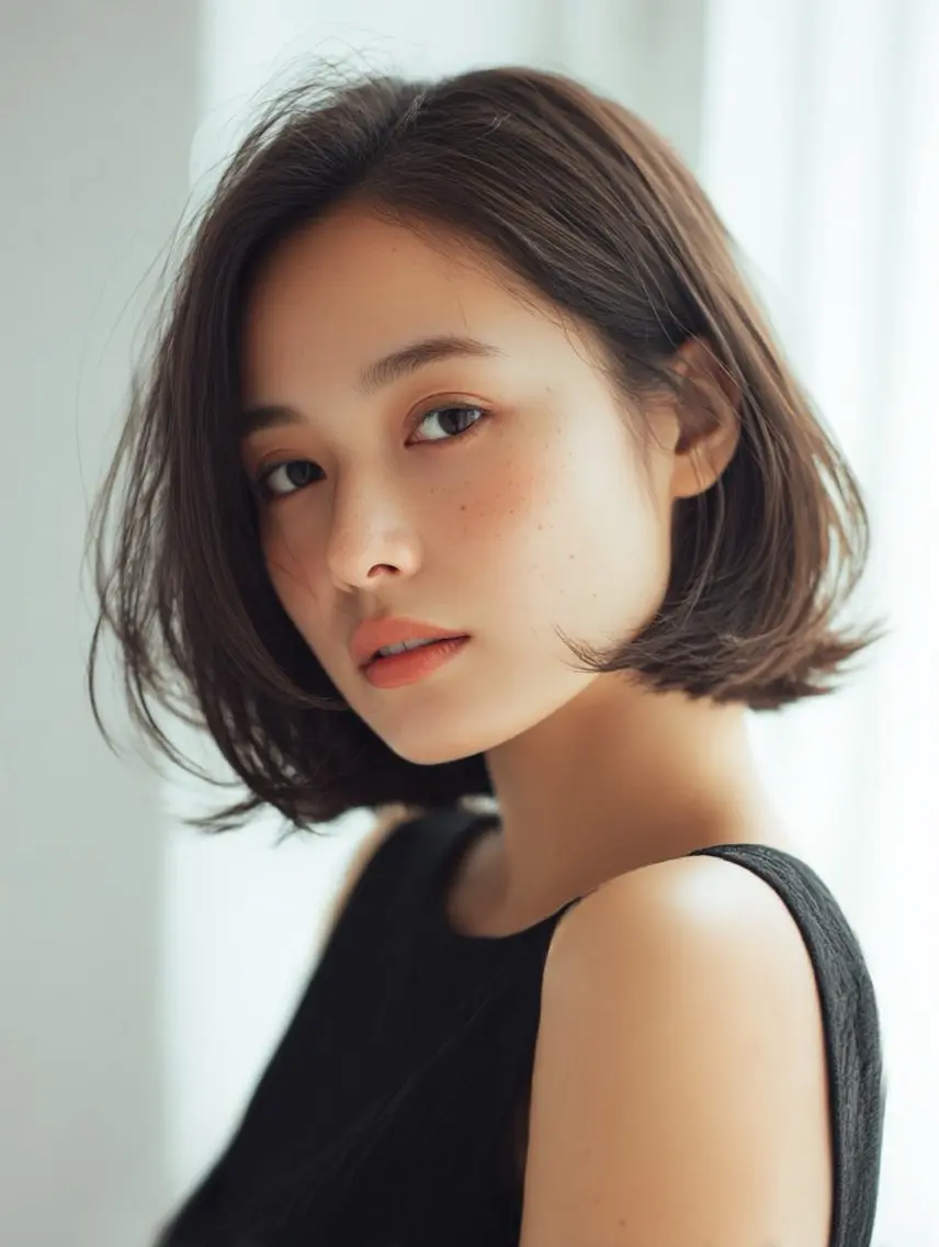 ショート 守屋 歩夢 レイヤーカットのヘアスタイル